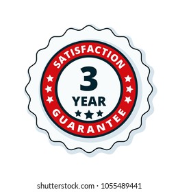 3 Year Satisfaction Guarantee illustration