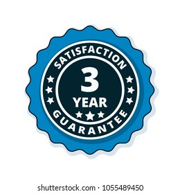 3 Year Satisfaction Guarantee illustration
