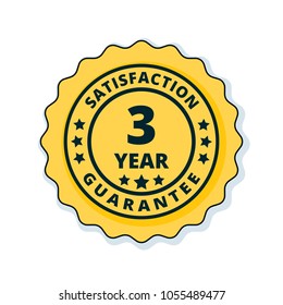 3 Year Satisfaction Guarantee illustration