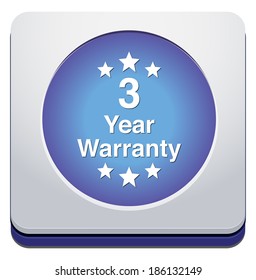 3 year warranty button