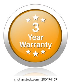  3 year warranty button
