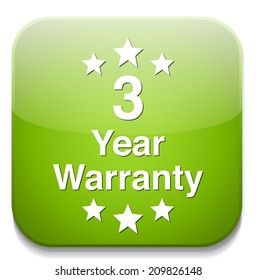 3 year warranty button