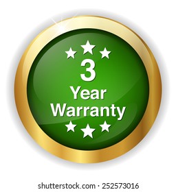  3 year warranty button