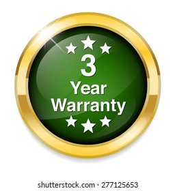 3 year warranty button