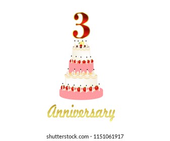 3 years anniversary 