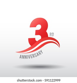 3 Years Anniversary Celebration Design