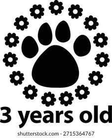 3 years old 2-3 -mono