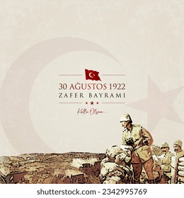 Feliz 30 de agosto, Día de la Victoria en Turquía. Turco: Agustos Zafer Bayrami kutlu olsun.