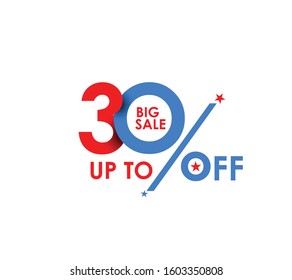 30% big sale upto off discount design.