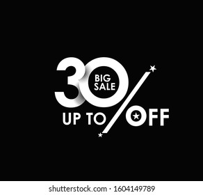 30% big sale upto off discount design.