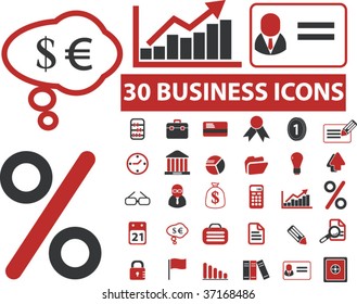 30 iconos de negocios. vector