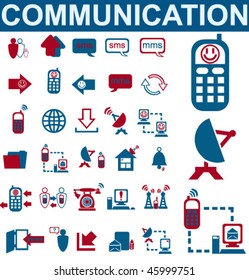 30 Communication Icons Set