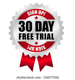 30 Day Free Trial Button