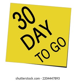 Ilustración vectorial de etiqueta de 30 días