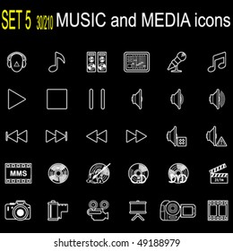 30 different highly detailed vector Icons for Web Applications.