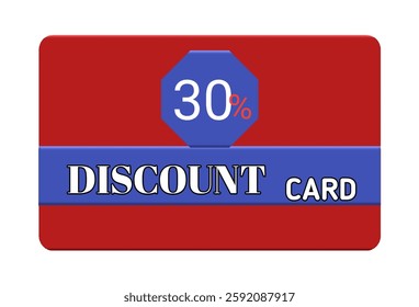 30% discount card 30% discount voucher 30% discount shopping card