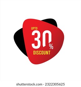 30% Discount Icons, 30% Discount Vector, up to 30% off