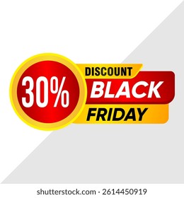 30% Discount Offer Banner - Mega Sale Promotion