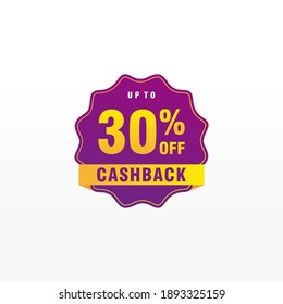 30 discount, Sales Vector badges for Labels, , Stickers, Banners, Tags, Web Stickers, New offer. Discount origami sign banner