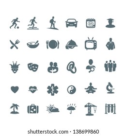 30 icon set news category 1