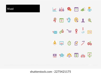 30 Symbole Vectordesign Set