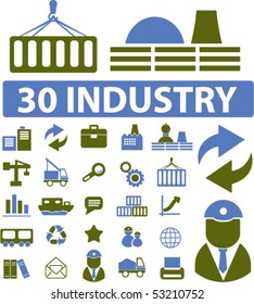 30 industry signs. vector