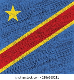 30 June Democratic Republic of the Congo Independence Day Flag Design