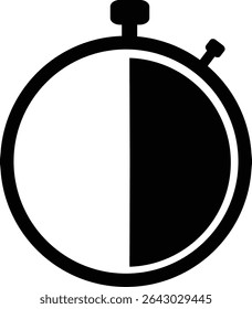30 minute timer vector image