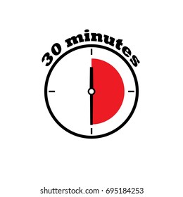 30 minutes clock dial