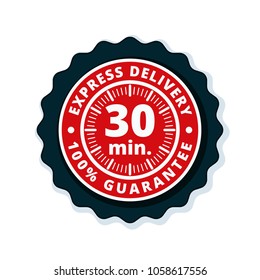 30 minutes Express Delivery illustration
