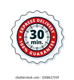 30 minutes Express Delivery illustration