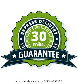 30 minutes Express Delivery illustration
