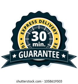 30 minutes Express Delivery illustration