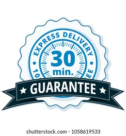 30 minutes Express Delivery illustration