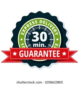 30 minutes Express Delivery illustration