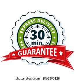 30 minutes Express Delivery illustration