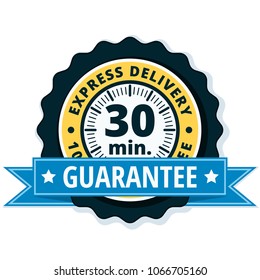 30 minutes Express Delivery illustration