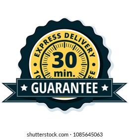 30 minutes Express Delivery illustration