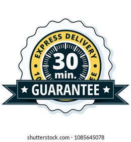 30 minutes Express Delivery illustration