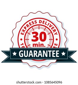 30 minutes Express Delivery illustration