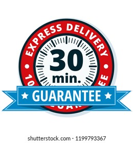 30 minutes Express Delivery illustration