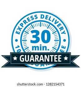 30 minutes Express Delivery illustration