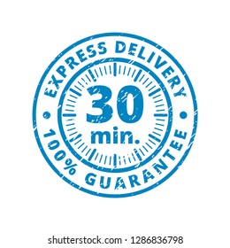 30 minutes Express Delivery illustration