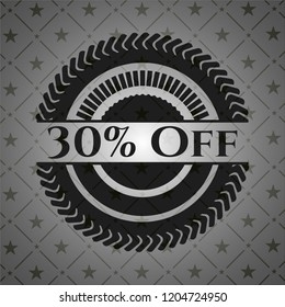 30% Off black emblem