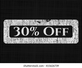 30% Off chalk emblem