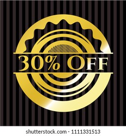  30% Off gold badge