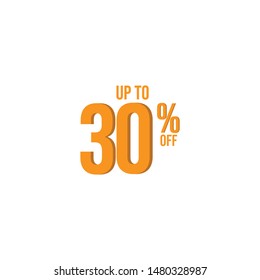 up to 30 % off Illustration Vector, design for banner, greeting card, poster or print
