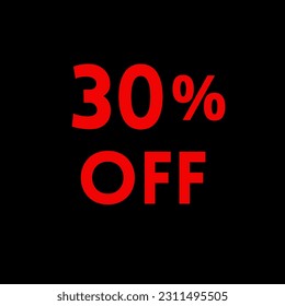 30% off logo design , modern 30% off sale banner layout design , modern discount icon design , sale percent icon