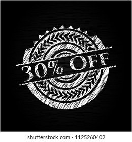 30% Off on blackboard