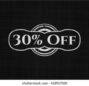 30% Off on blackboard